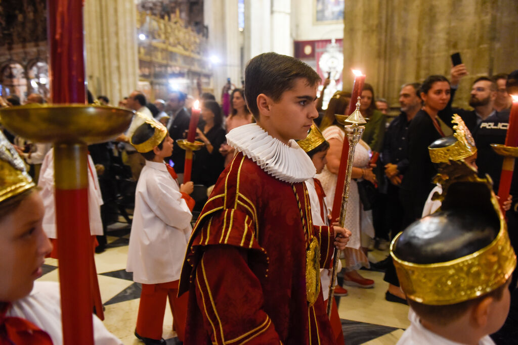 Photographies d'un inhabituel Corpus Christi à Séville